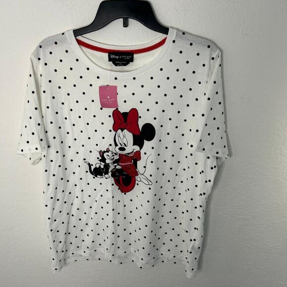 Polka Dot Minnie Mouse Tee - Picture 1 of 5